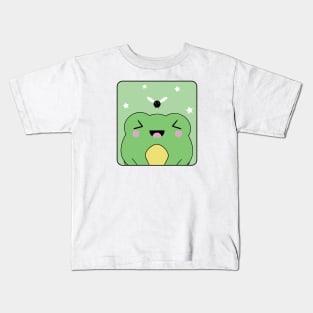 Dreaming Frog Among the Stars Kids T-Shirt